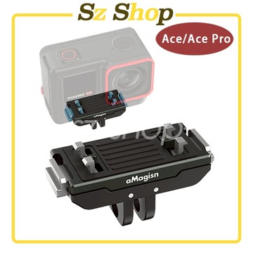 Insta360 X5 ACE PRO 2/ X4 Air /ACE PRO/ACE 磁吸鋁合金快拆 底下含1/4螺紋