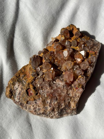 紅水晶 紅膠花 紅晶簇 水晶簇 水晶花 水晶原礦 擺設 原石