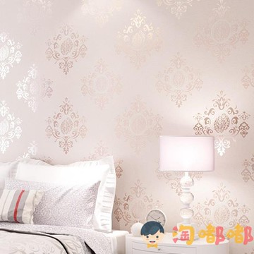 壁紙墻布臥室溫馨客廳背景壁紙提花簡約婚房壁布 淘嘟嘟 Yahoo奇摩超級商城 Line購物
