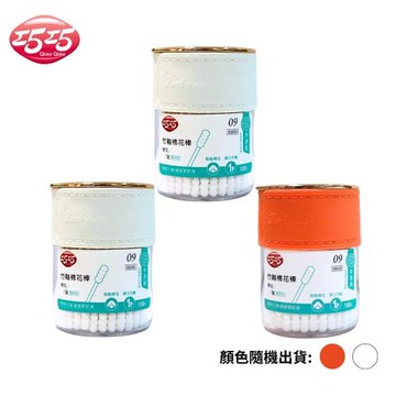 【巧巧】螺旋/圓頭竹軸棉花棒(100支/盒)x3盒(顏色隨機出貨)