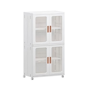 HOUDER 流川面折疊收納櫃  53 x 36 x 106cm  透明  1個