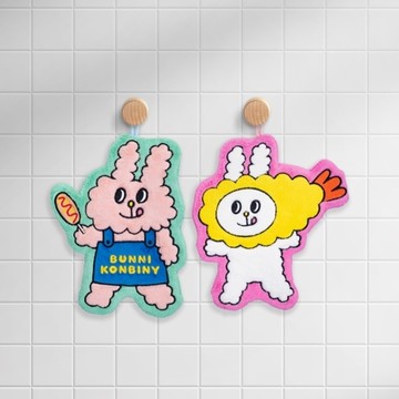 Bunni Konbiny 兔子便利商店造型擦手巾-炸蝦