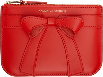 Comme des Garçons Wallets 红色 Big Bow 钱包