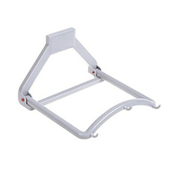 免打孔自動回彈折疊臉盆收納架  ABS材質  灰色  98克  20.5 x 21.5 x 14.2cm  1個