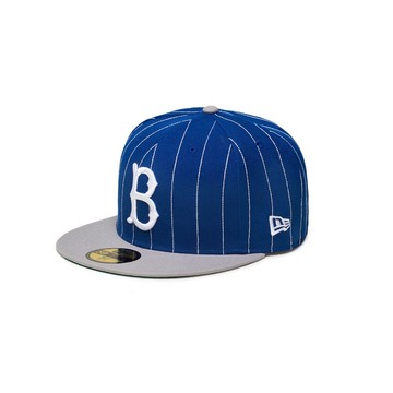 NEW ERA 男女 59FIFTY RETRO STRIPES 布魯克林道奇 皇家藍/灰 NE15202764