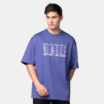 NEW ERA 男女 短袖上衣 SPRING WAVE FEST NE 墨水紫 NE14500070
