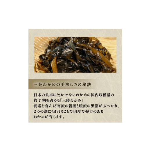 ふるさと納税 岩手県 大船渡市 三陸わかめ 三陸産 1.5kg 小分け 冷凍 500g×3袋  国産