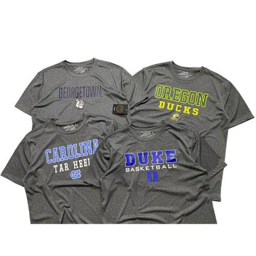 NCAA籃球大學聯盟速干投籃訓練T恤 北卡 俄勒岡杜克健身運動短袖