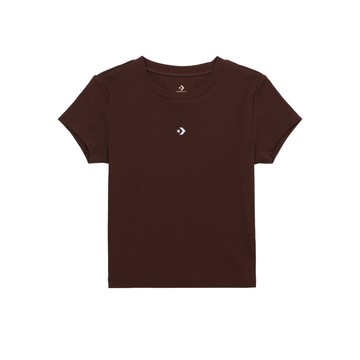 CONVERSE SORONA JERSEY TEE TOTALLY FUDGED 短袖上衣 女 咖啡色 WCH663-J9T