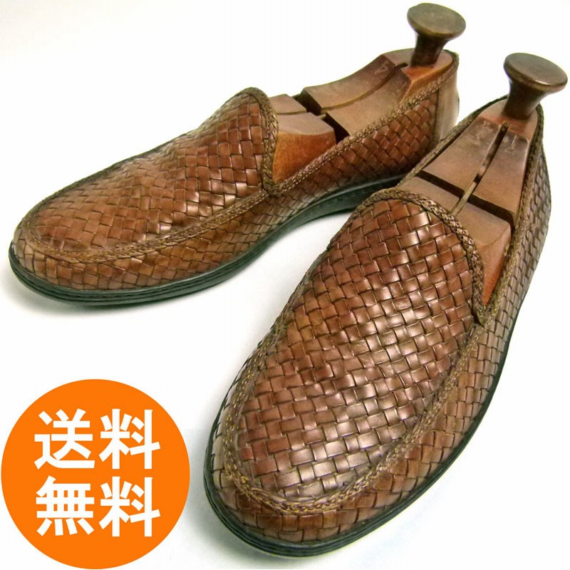 通販 COLE HAAN コールハーン Bragano 編み込み 革靴 イタリア製 tbg.qa