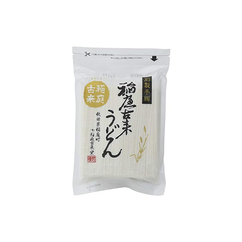 稲庭古来堂 稲庭古来うどん お徳用チャック付き袋入り540g