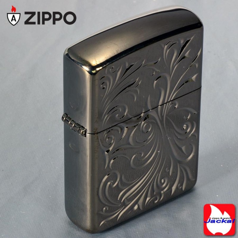 zippo(ジッポー)アーマー ボタニカルTC(B) ブラック チタン