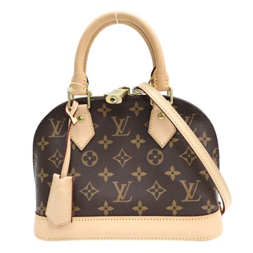 LOUIS VUITTON LV 路易威登 棕色 原花 PVC塗層帆布 Alma BB 兩用包 M53152 【二手名牌BRAND OFF】