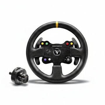Thrustmaster TM Leather 28 GT 賽車方向盤面+Quick Release Upgrade快拆轉接頭