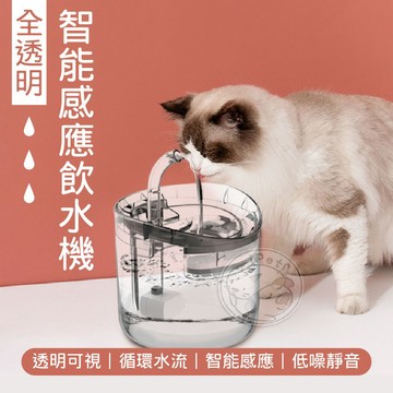 【汪喵派對】貓咪飲水機 寵物飲水機 自動飲水器 寵物 過濾棉 活水機 靜音馬達  透明飲水機 寵物智能飲水機 自動飲水機
