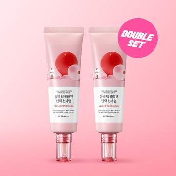 ROUND LAB Camellia Deep Collagen Firming Sun Serum 50ml+50ml Set