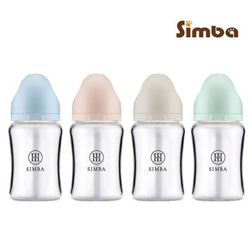 小獅王蘊蜜質金玻璃寬口防脹氣奶瓶180ml-新生專用 嬰兒奶瓶 奶瓶