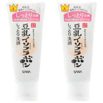 SANA 莎娜 豆乳美肌 濃潤 洗面乳 深層保濕不緊繃 溫和清潔配方  150g  2條