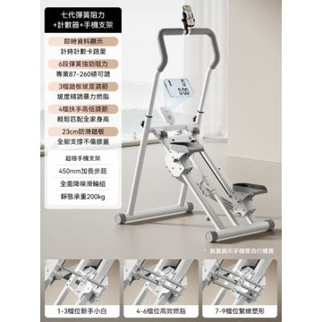多功能爬樓機 健身踏步機 有氧登山機 阻力樓梯機 家用健身器材 運動器材 可折疊收納