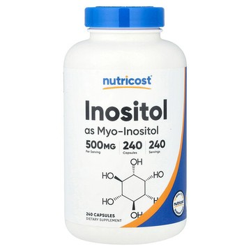 Nutricost, 肌醇，500 毫克，240 粒膠囊