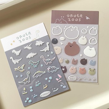 來點動物' 恐龍' 轉印貼紙 /2款