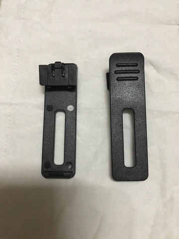 對講配件機背夾卡扣適配TYT東坤D科KOLEE捷雙英TCL魔海威腰夾掛鉤