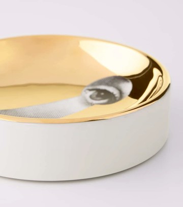 Fornasetti Tema e Variazioni porcelain ashtray