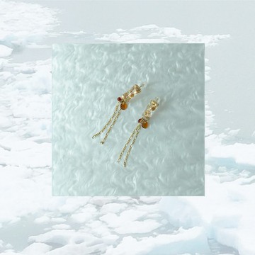 冰塊留戀的午後 (耳針/耳勾/耳夾)