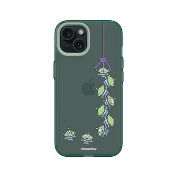 iPhone 15 Clear 憂墨綠 - 迪士尼-玩具總動員 Toy Story - 玩具總動員 - 娃娃機夾三眼怪