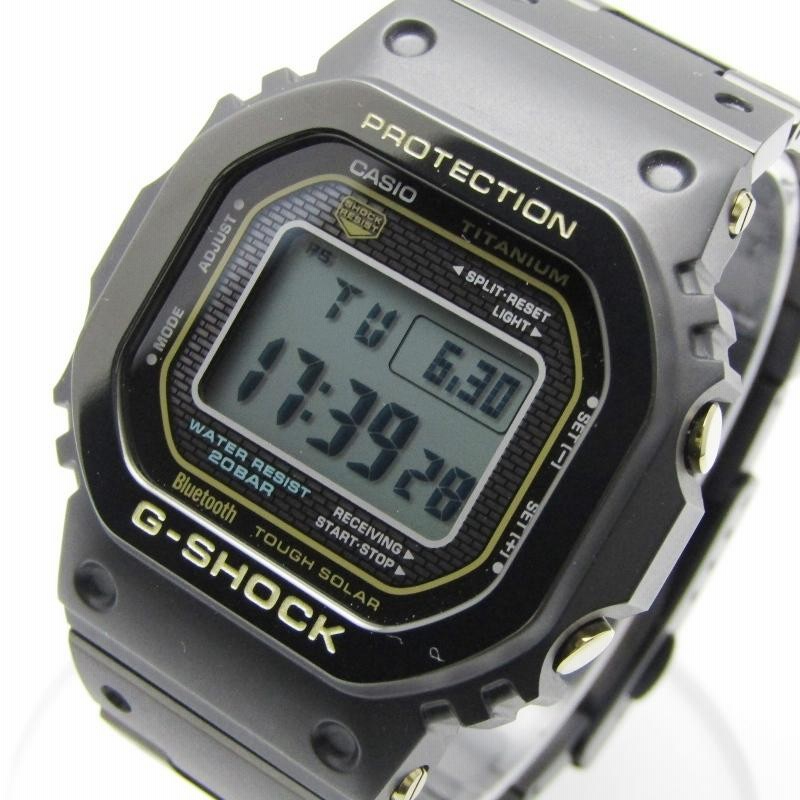 美品 G-SHOCK Gショック GMW-B5000TB-1JR フルメタル チタン Bluetooth 