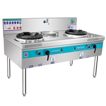 附發票 【廠家直銷】煤氣竈單竈雙竈猛火商用節能高壓飯店專用臺式天然氣液化氣不銹鋼