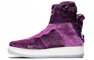 WMNS NIKE AIR FORCE 1 REBEL XX PURPLE WHITE