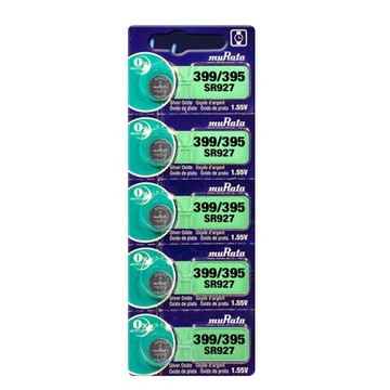 MuRata 村田SR 399/395手錶鈕扣電池 5入 / 卡 SR927【APP滿額下單10%點數(單一帳號最高5000點)】1/31止