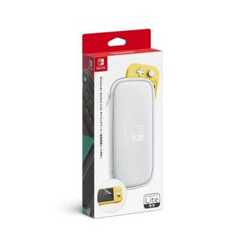 【Nintendo 任天堂】Switch Lite 原廠便攜包(附螢幕保護貼) - 灰白色 台灣公司貨