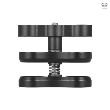 潛水攝影鋁合金蝴蝶夾 水下相機防水殼燈臂球頭支架