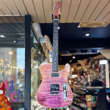 GU Guitars MG Seraphim MT3721R Tele 電 吉他 紫羅蘭 虎纹 不鏽鋼琴衍 烤楓木