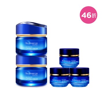 【Bio-essence 碧歐斯】V逆齡藍銅胜肽緊膚霜45gx2+BIO V逆齡藍銅胜肽緊膚霜15gx3