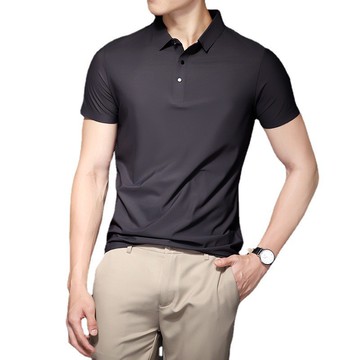 中青年運動衫男夏季冰絲速乾薄款短袖t恤