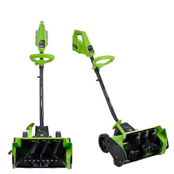  レビューを書いてプレゼントGET！ Earthwise Power Tools by ALM コードレス スノーショベル 除雪機 16インチ 40V 4.0Ah 強力 雪かき機 小型除雪機 家庭用 軽量