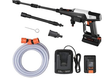 (免運) IRIS OHYAMA 充電式高壓清洗機 附帶電池 JHW-201 日本代購