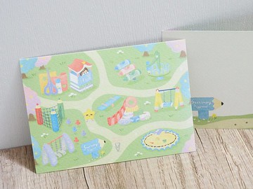 * Stationery Playground Map * 明信片
