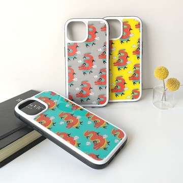 【強化玻璃 iPhone 保護殼】龍舞