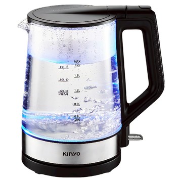 Kinyo 玻璃快煮壺 23.5 x 15.3 x 21.5cm 1070g 2L  ITHP-170