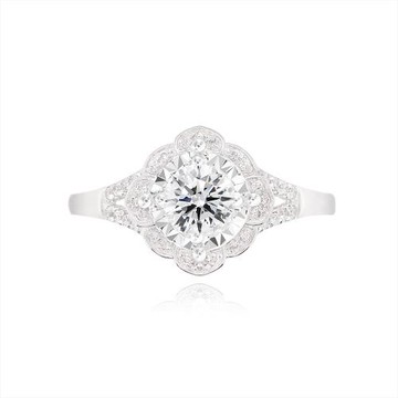 MYEZ GIA 50分 D color 天然真鑽 PT950鉑金台 鑽戒 春妍