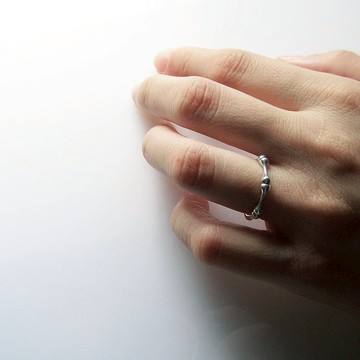 14k金 戒 骨頭戒指 高質感搭配 戒指