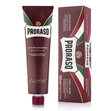 義大利 Proraso 刮鬍膏（滋潤檀香/紅標）刮鬍泡 刮鬍皂 刮鬍乳 刮鬍霜 刮鬍露 剃鬚膏 剃鬚泡 刮鬍凝膠 剃鬚皂