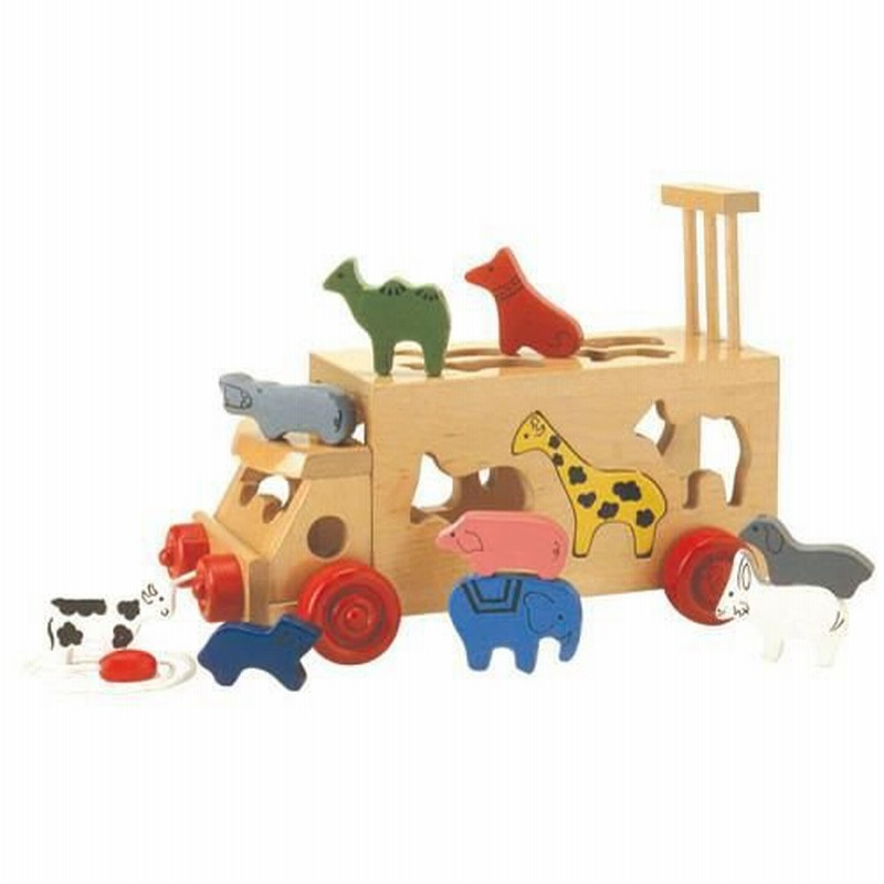 正規品 木製玩具 サファリバス エドインター 木のおもちゃ ギフト パズル 形合わせ Box どうぶつ プルトイ 誕生日プレゼント 安全 安心 知育玩具 Kids Baby 通販 Lineポイント最大0 5 Get Lineショッピング