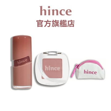 【hince】 心動初戀組 (柔光煥彩單色眼影+冰透唇釉) | 光澤、百搭、日常 | 官方旗艦店