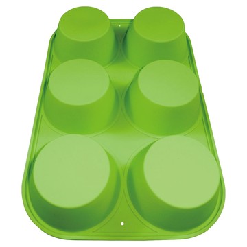 AHA 一法 超大六杯矽膠模 1079 顏色隨機  1個