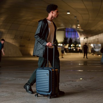 LOJEL CUBO 升級版 21吋前開擴充防盜防爆 拉鍊登機箱 酷黑